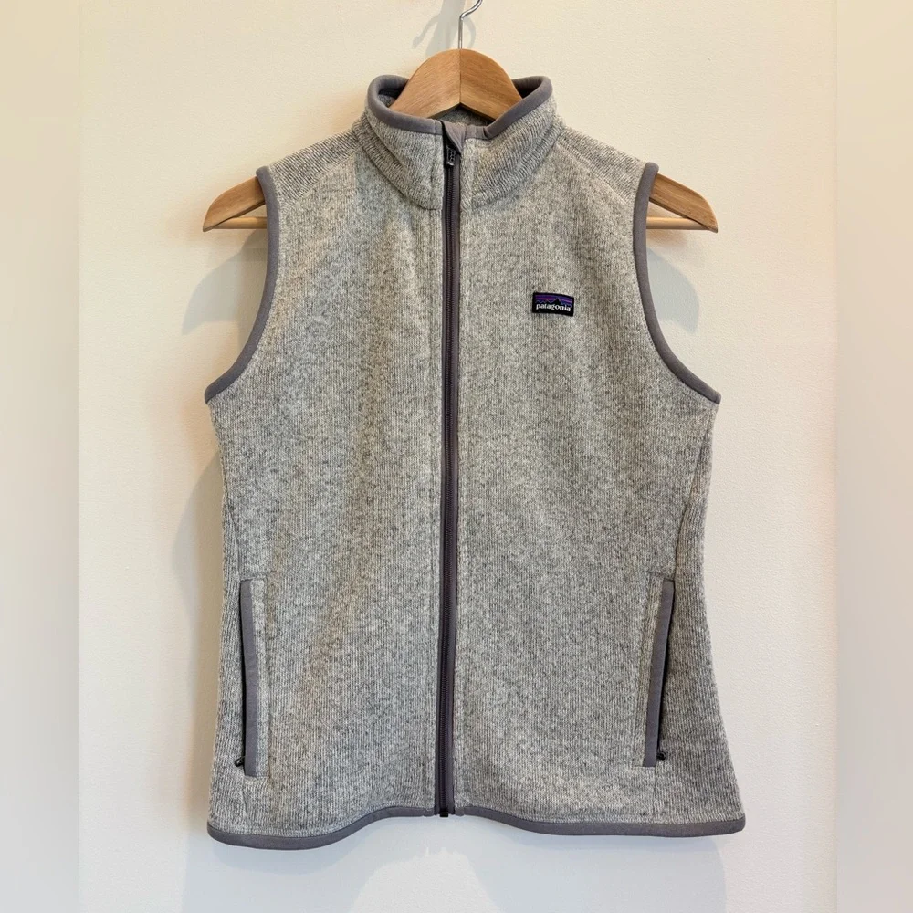Patagonia Vest Better Sweater Knit Full Zip Size Small - Picture 1 of 4